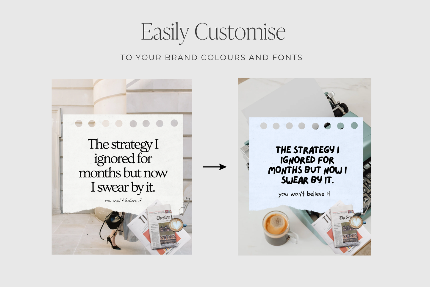 Instagram Carousel Templates for Small Business Canva Story Telling Social Media Posts collage scrapbook style | Digital Downloads