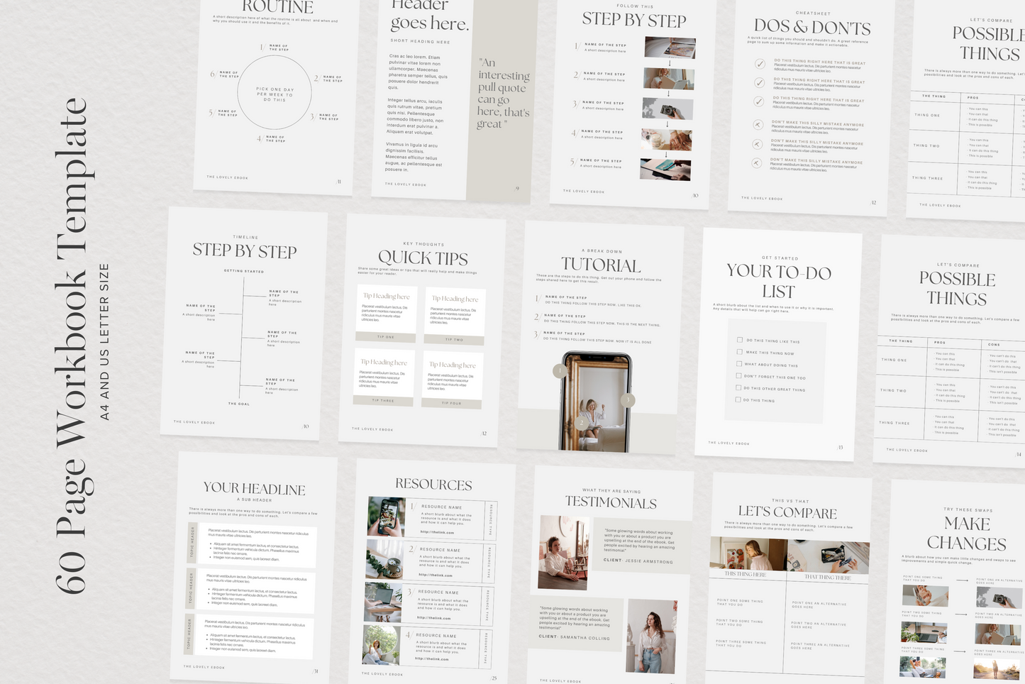 Ebook Create & Sell Template Bundle (Digital Download)