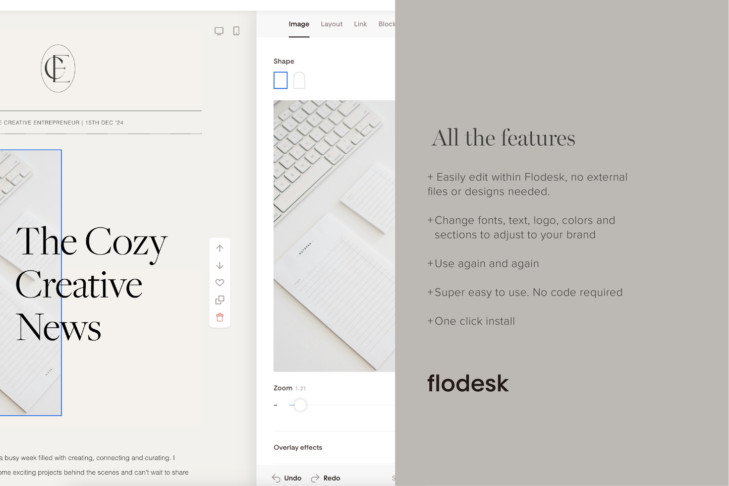 Flodesk Email Template Bundle | Marketing Email and Forms for Small Business (Digital Product)