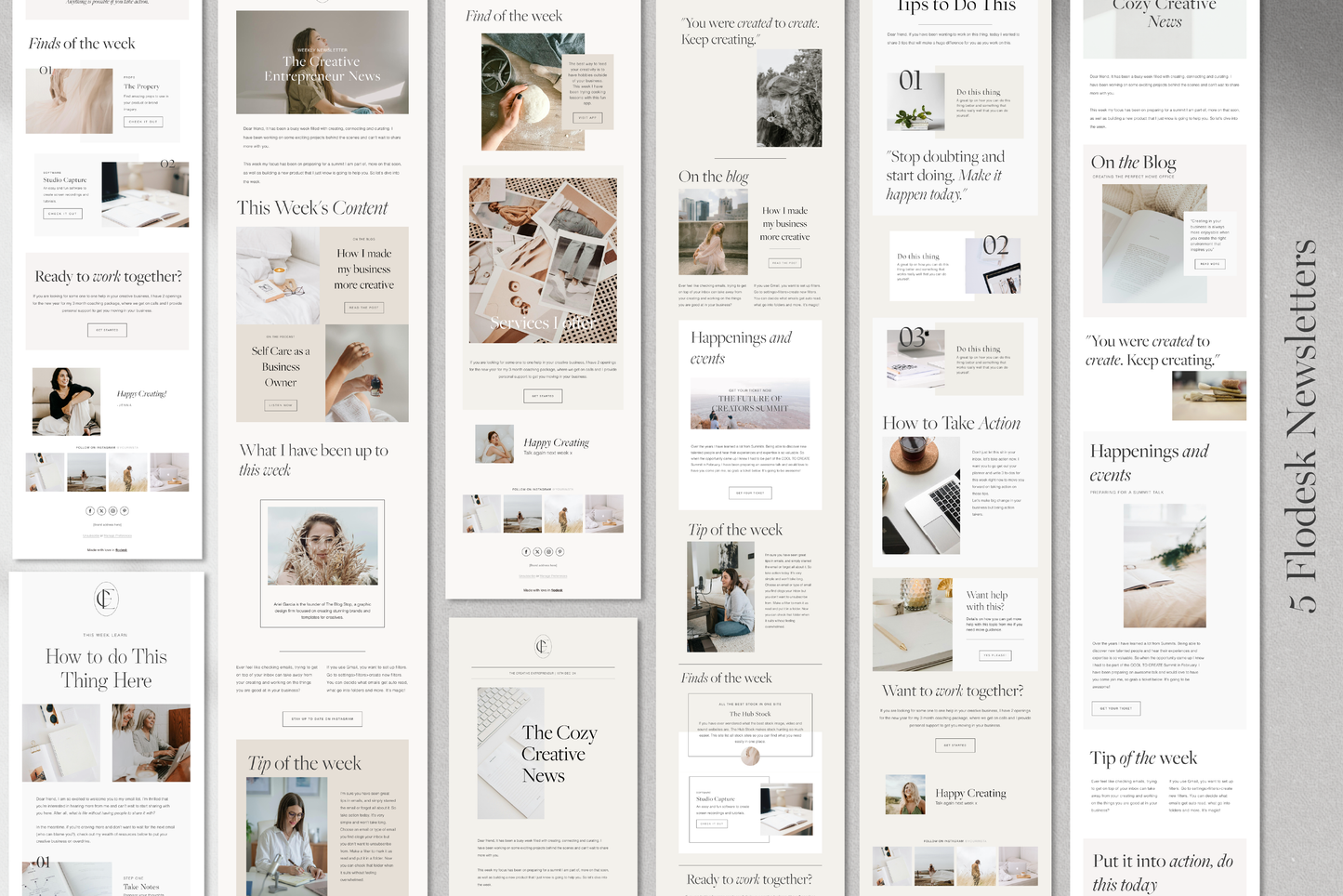 Flodesk Email Template Bundle | Marketing Email and Forms for Small Business (Digital Product)