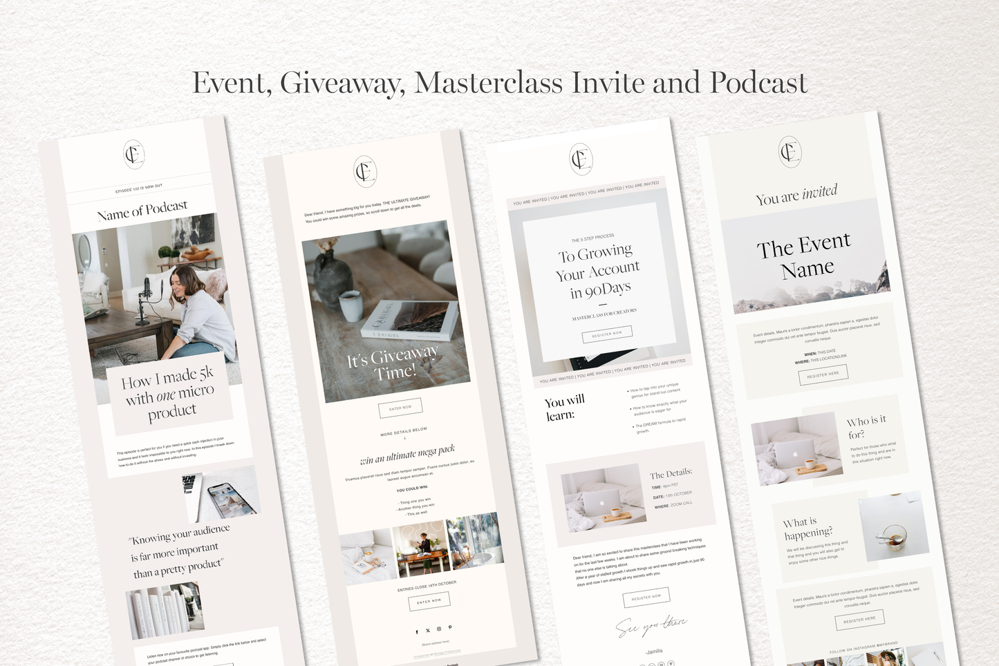Flodesk Email Template Bundle | Marketing Email and Forms for Small Business (Digital Product)