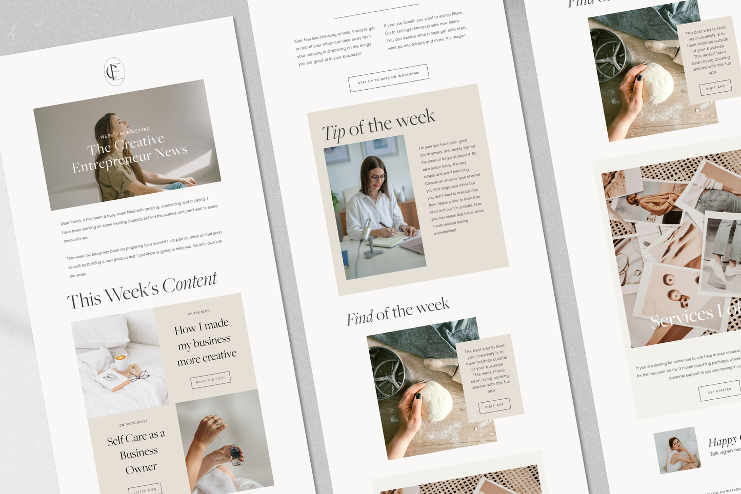 Flodesk Marketing Email Newsletter Template