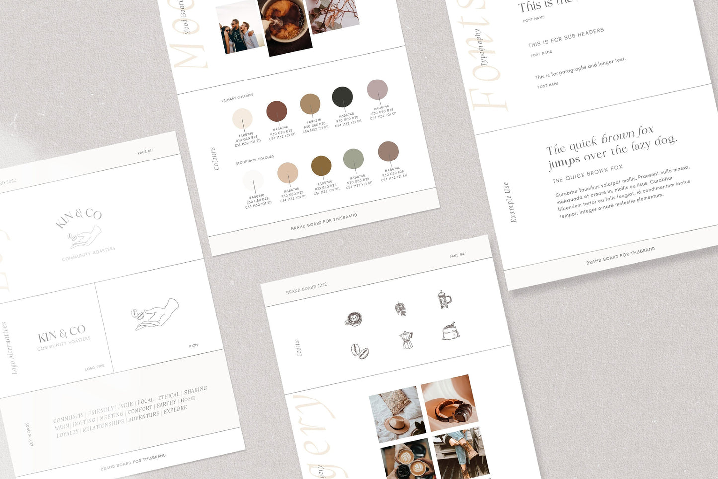 Brand Boards - Style Tiles Templates (Digital Download)