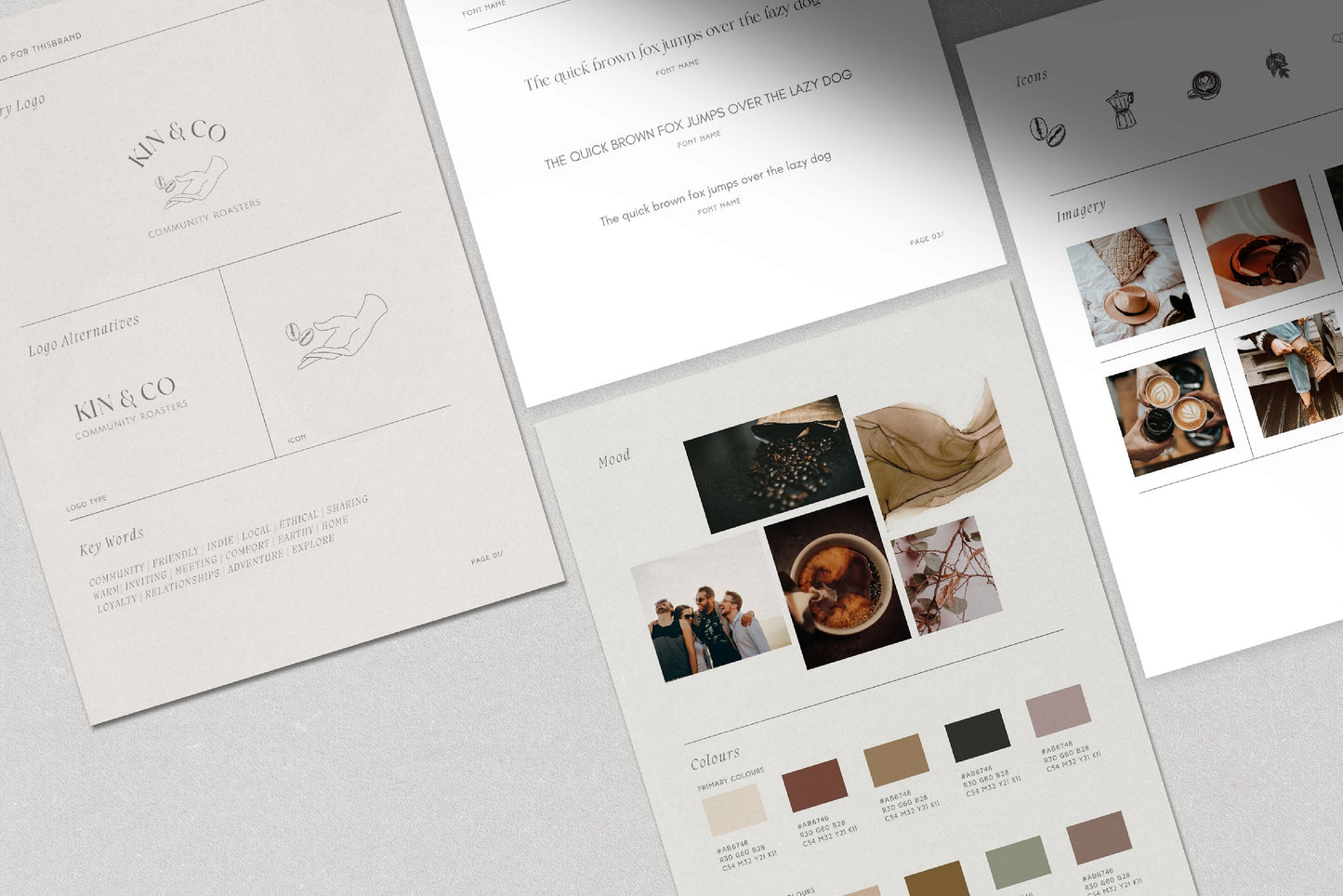 Brand Boards - Style Tiles Templates (Digital Download)