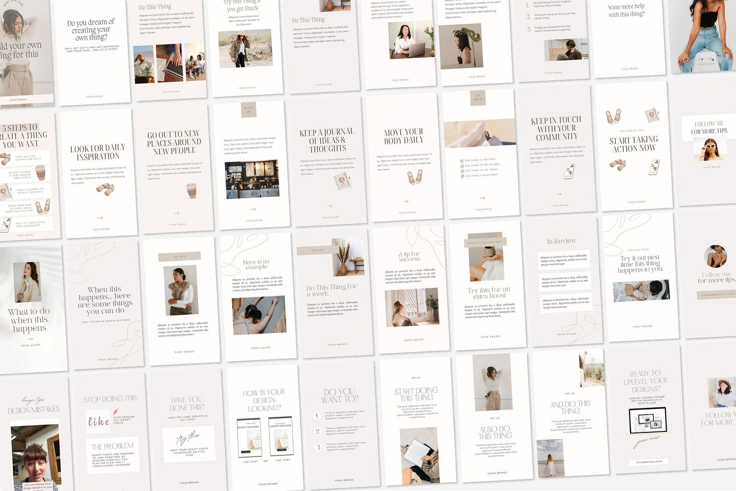 Pinterest Idea Pin Canva Templates for Business Content (Digital Download)