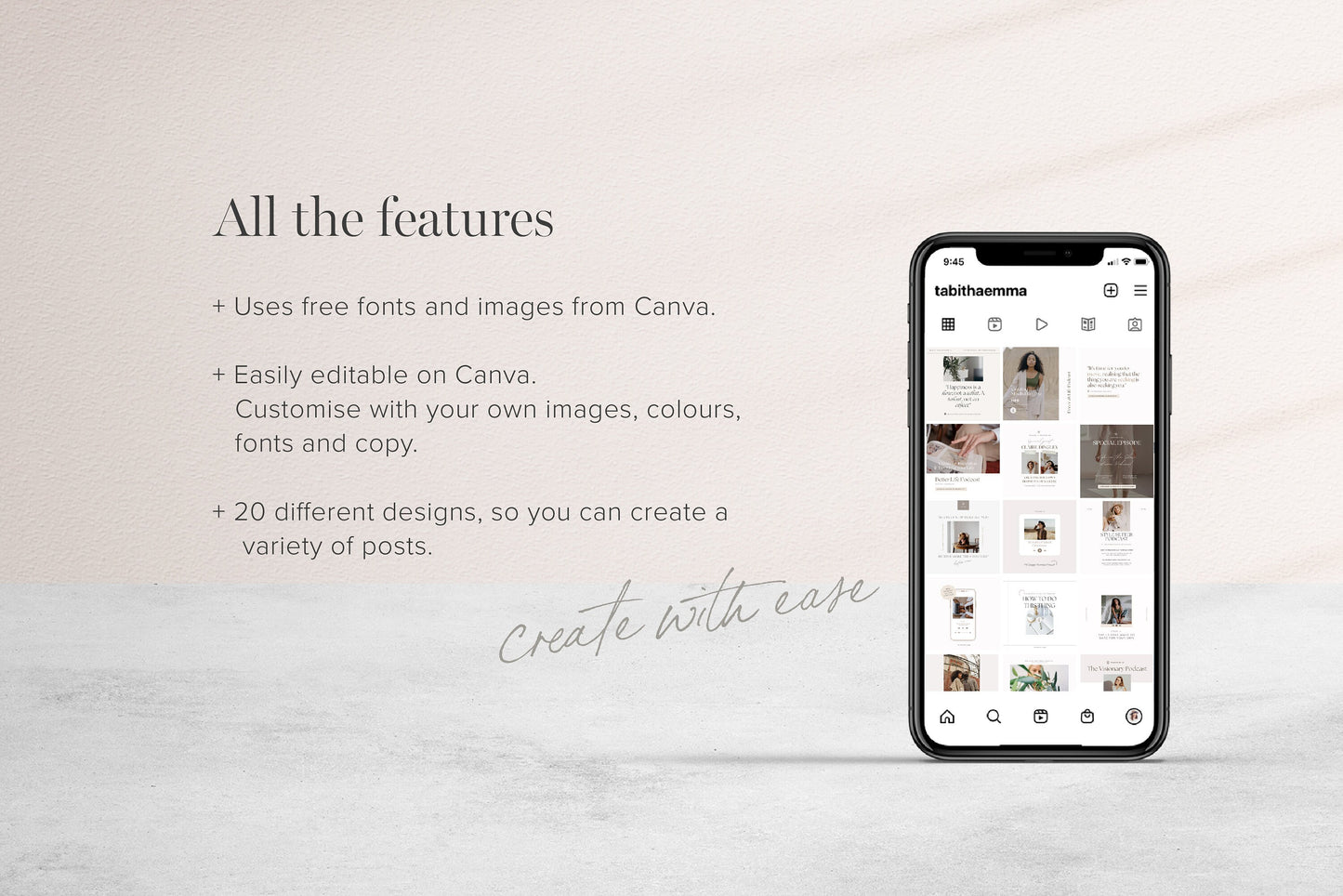 Instagram Podcast Promotion Templates for Canva (Digital Download)