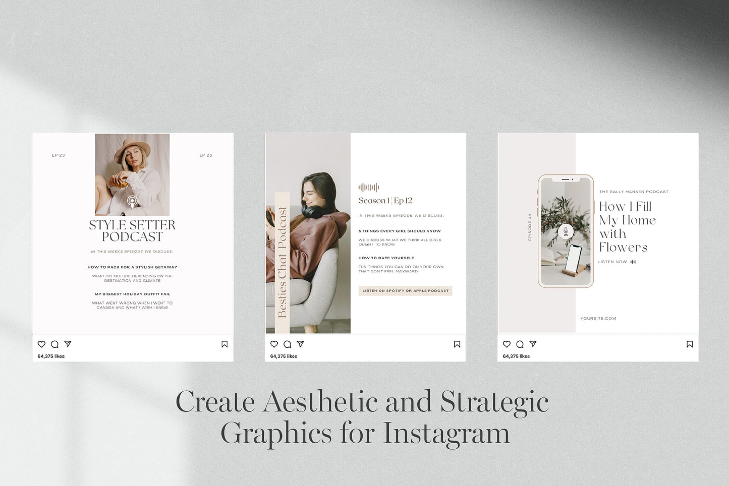 Instagram Canva Templates Bundle (Digital Download)