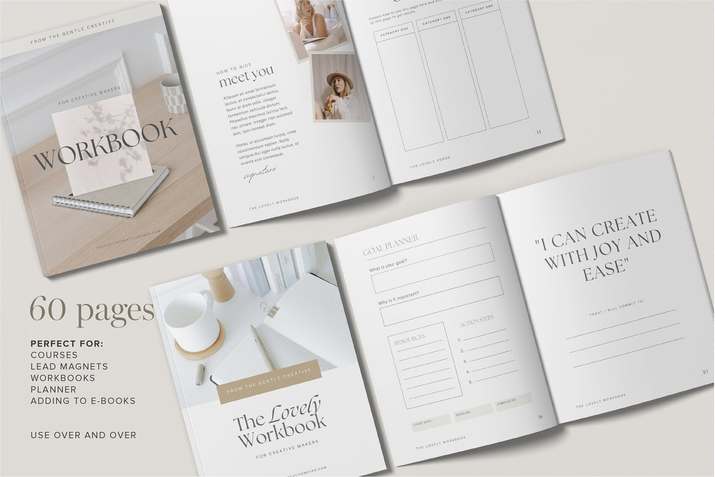 Editable Canva Workbook Template (Digital Download)