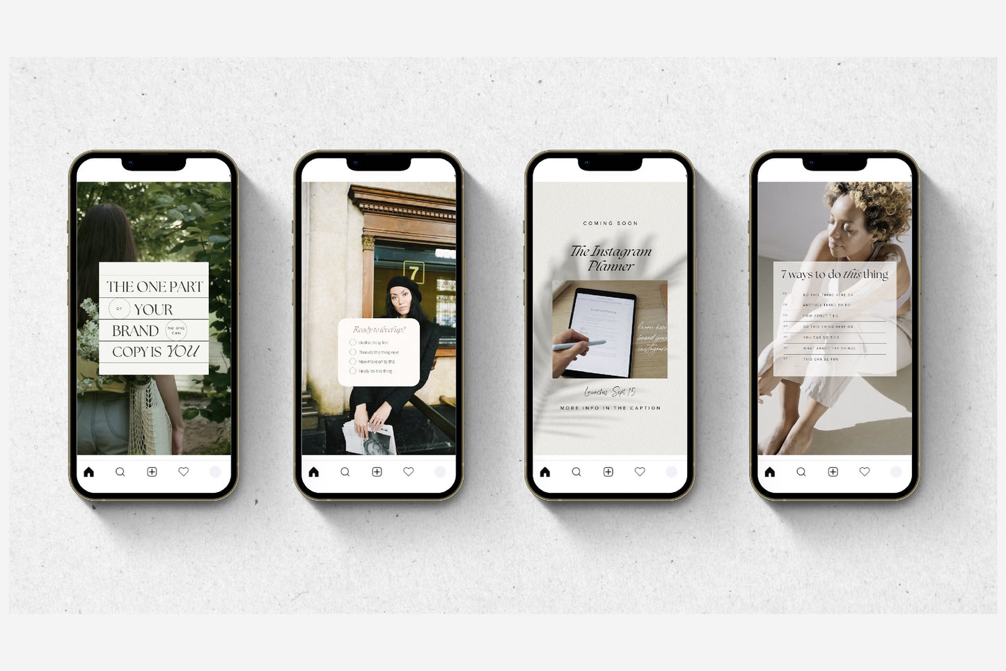 Instagram Video Reel Templates Motivational Quote Reels for Canva (Digital Download)