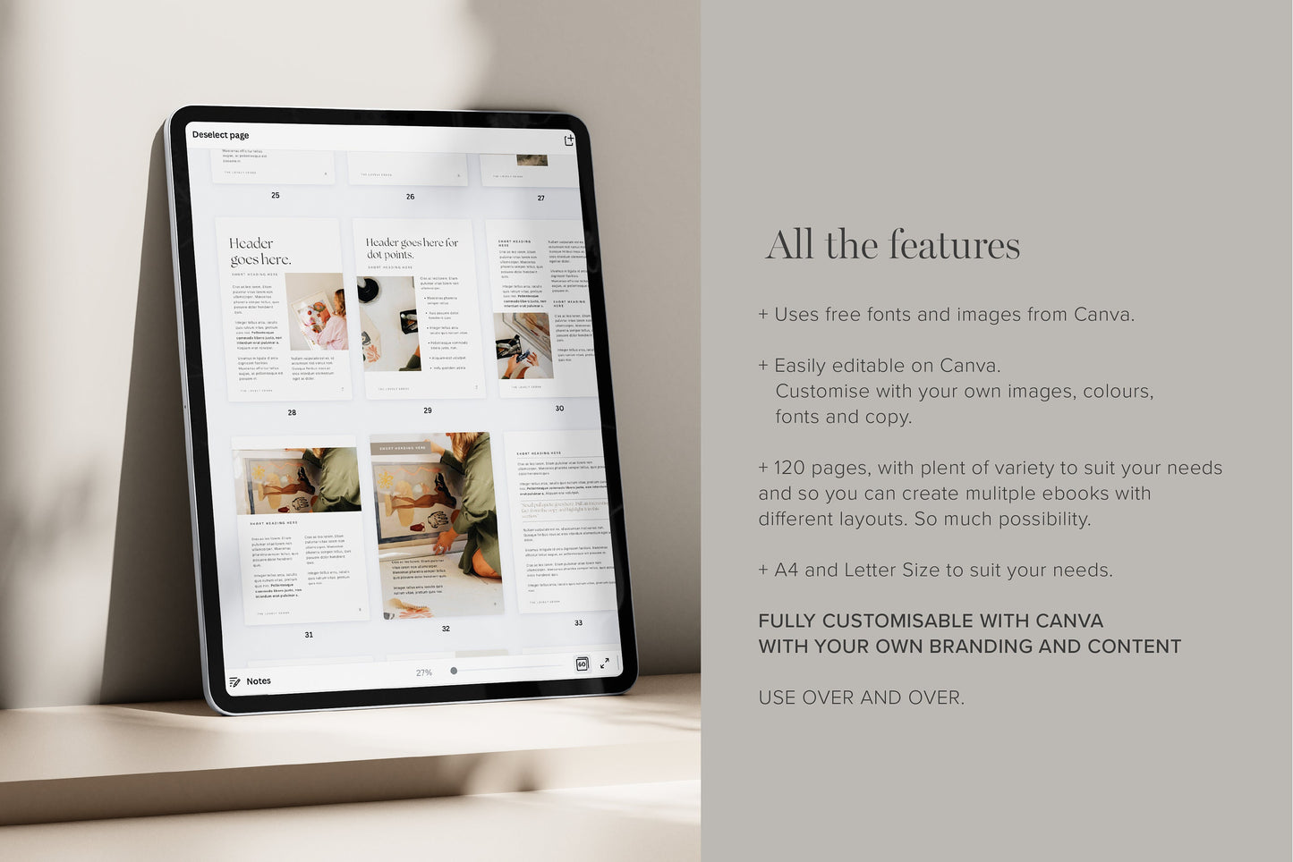 Lead Magnet Bundle Templates | Opt in ebook, workbook, webinar and promotion Canva Templates (Digital Download)