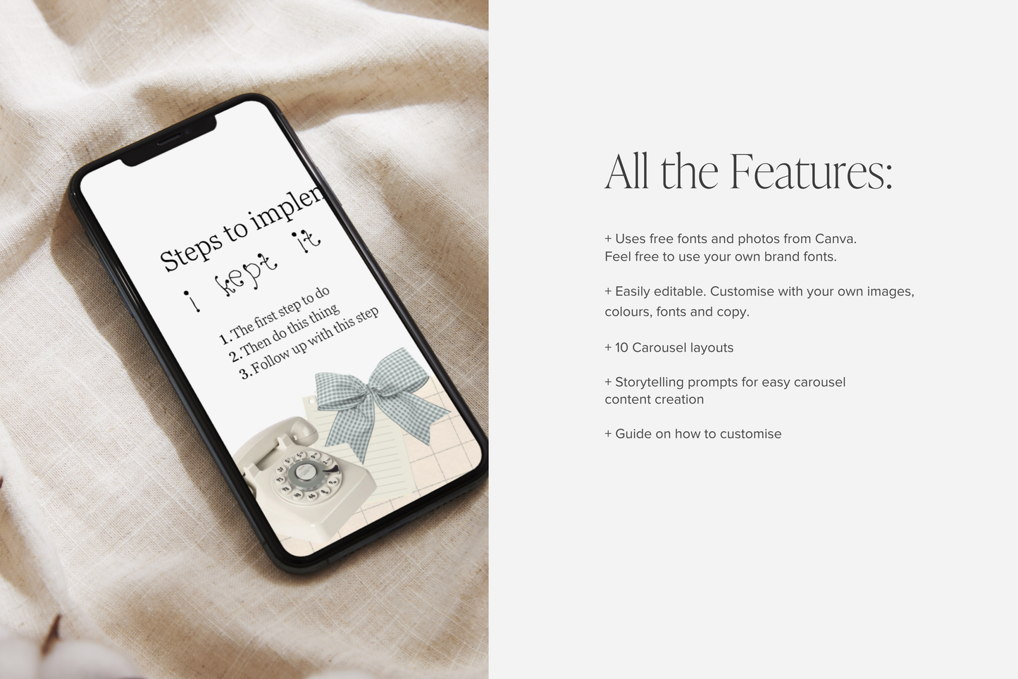 Instagram Whimsy Carousel Templates for Small Business Canva Story Telling Social Media Posts Whimsy Collage style