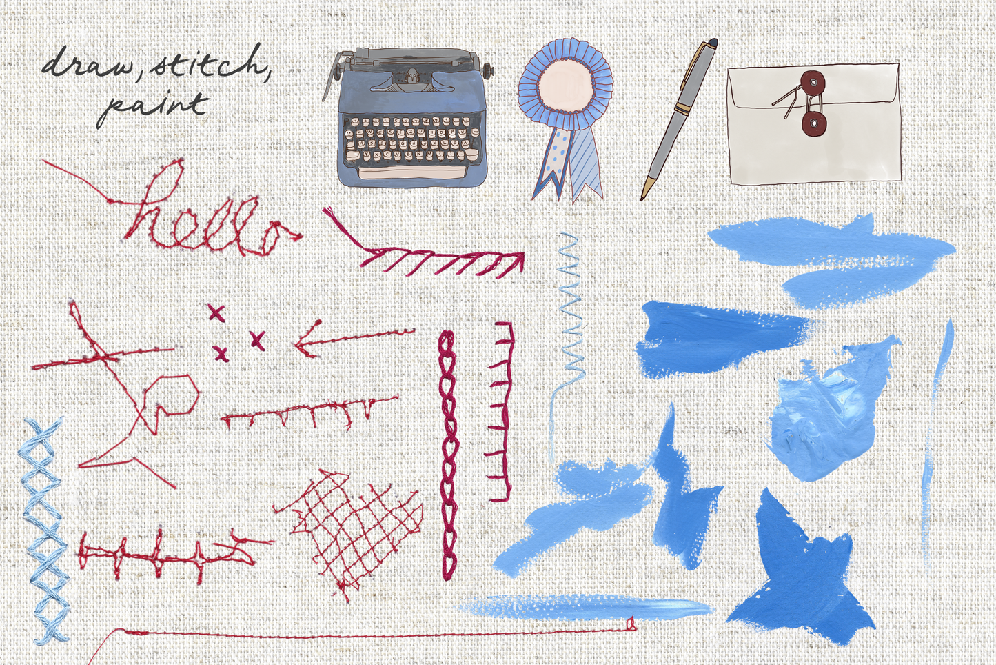 Notes & Planning Collage Elements PNG Bundle | 150+ Scrapbook Papers, Stickers, Tape, Clips , Journal Graphics (Digital Download)