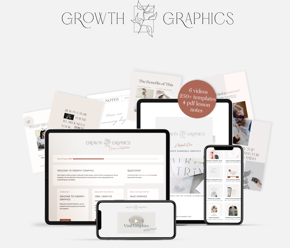 Growth Graphics Course and Template Pack