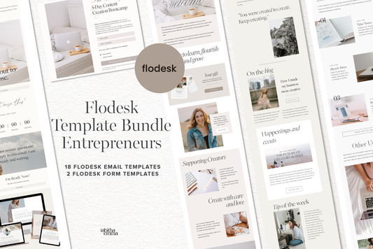 Flodesk Email Template Bundle | Marketing Email and Forms for Small Business (Digital Product)