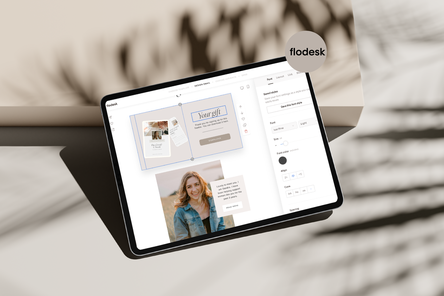 Flodesk Email Marketing Welcome Email Template (Digital Download)