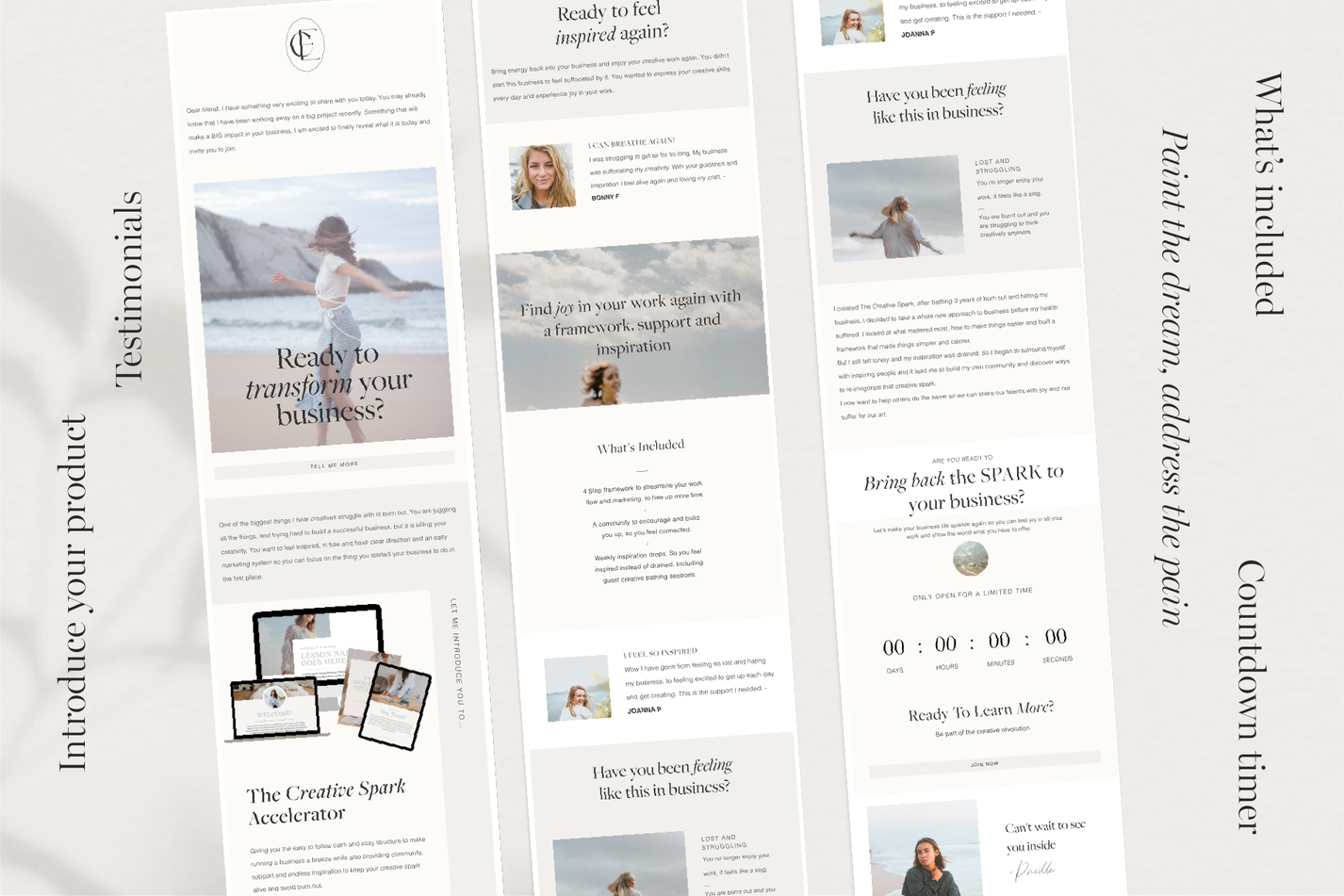 Flodesk Digital Product Course Launch Email Template Tabitha Emma
