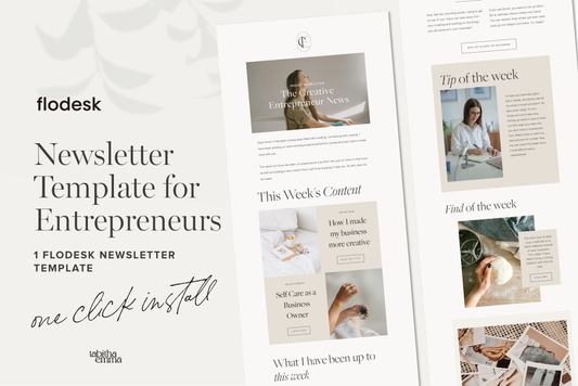 Flodesk Marketing Email Newsletter Template