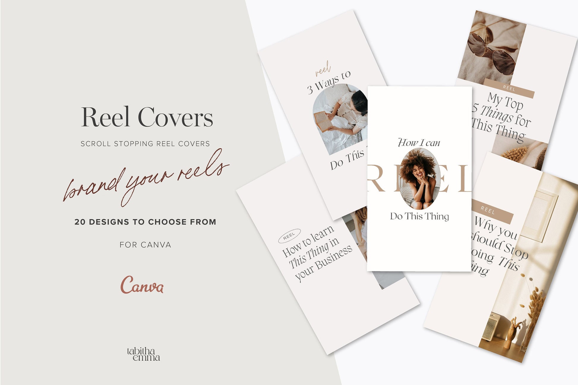 instagram reel cover canva templates
