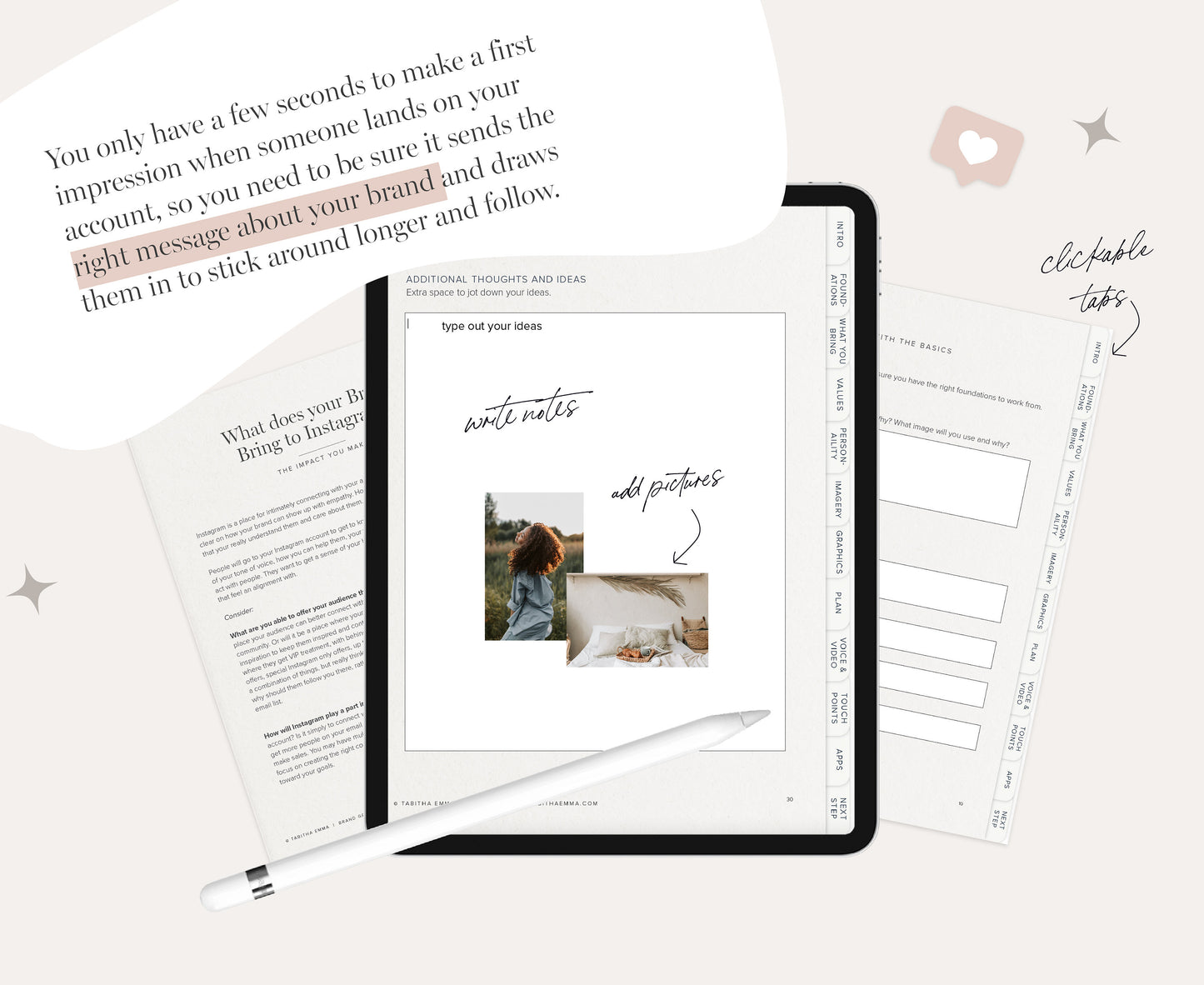 Brand Gram Interactive E-book Journal (Digital Download)