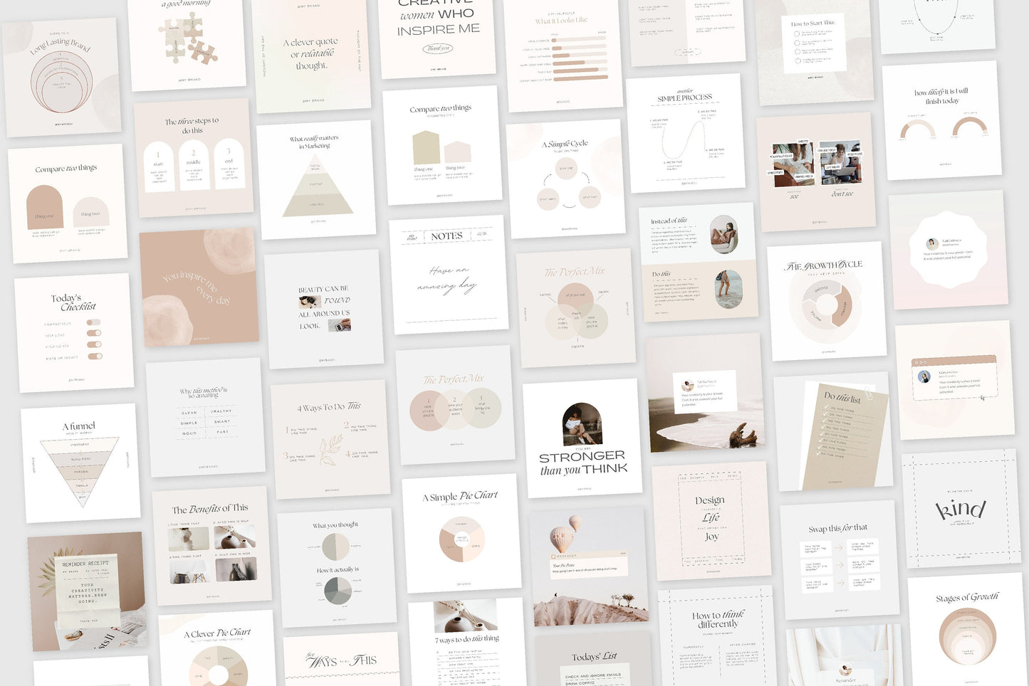 Instagram Shareable Canva Templates 200 Feed and Stories Graphics (Digital Download)