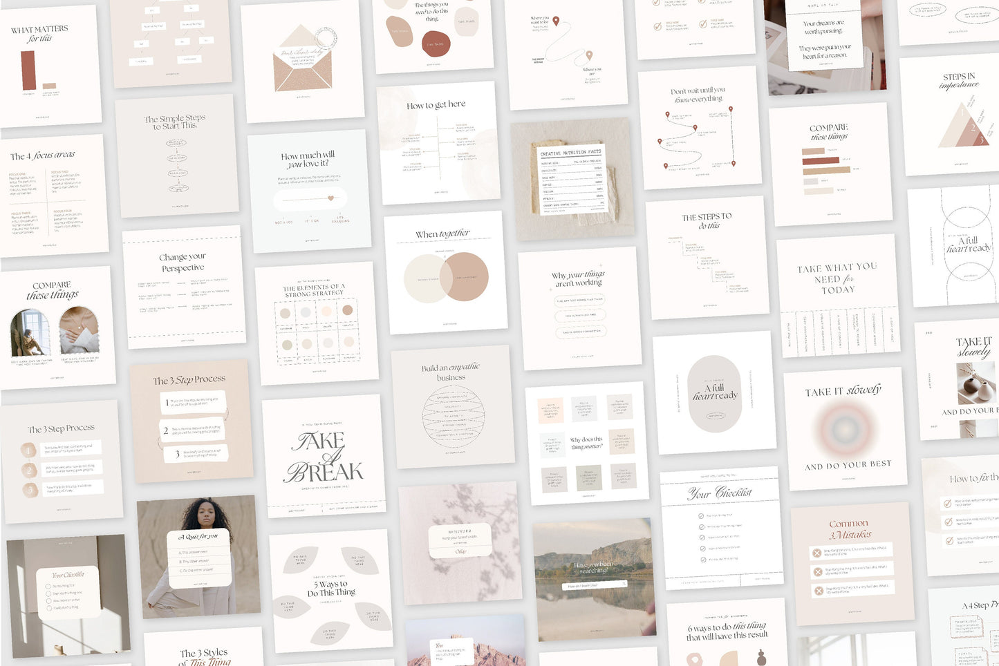 Instagram Shareable Canva Templates 200 Feed and Stories Graphics (Digital Download)
