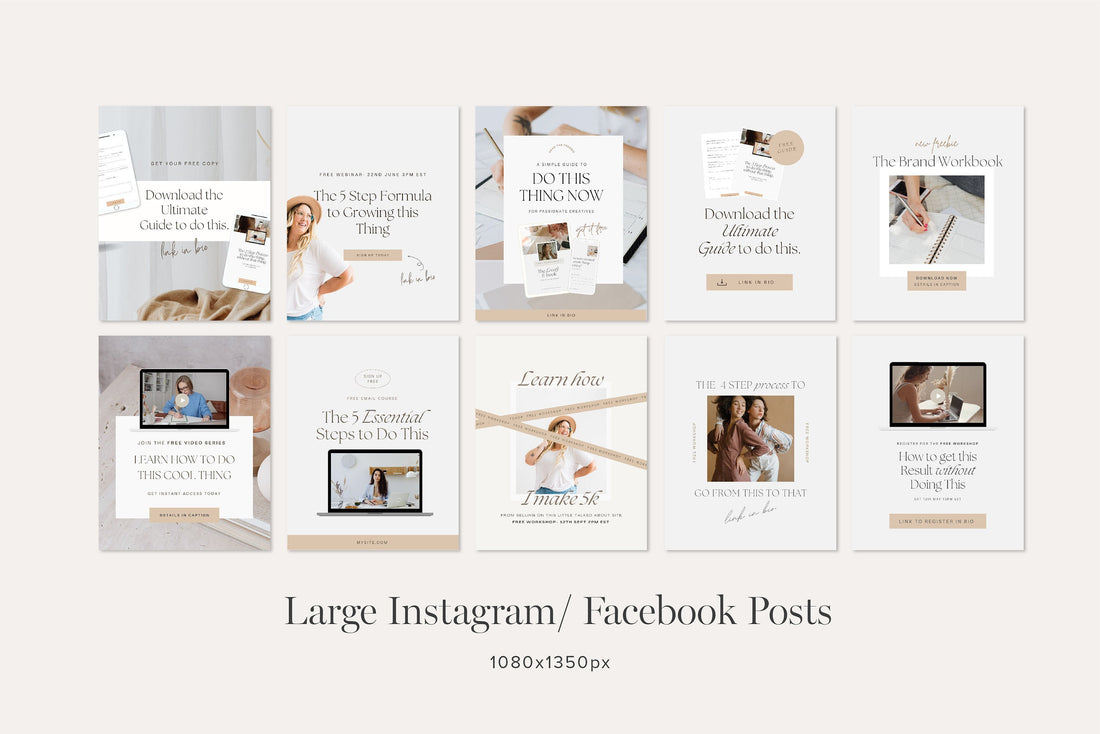 Lead Magnet Opt in Marketing Canva Templates (Digital Download ...